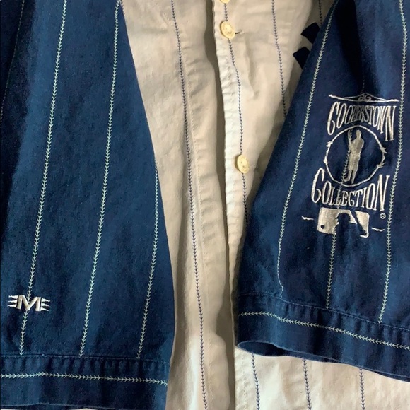 VTG MLB 9 Maris NY Yankee Cooperstown Jersey Large - Picture 6 of 8